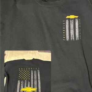 Chevrolet Black Sweatshirt with Yellow Logo